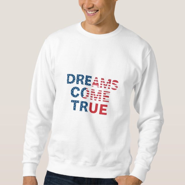 Dreams Kom True Lång Ärmad Tröja (Framsida)