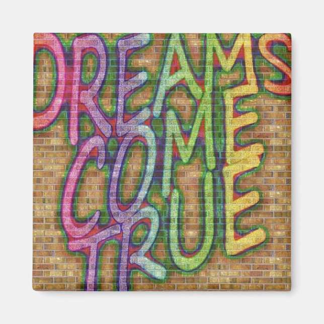 Dreams kom true! magnet (Framsidan)