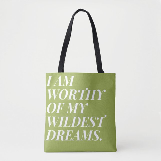Dreams Kom True Tote Bag Tygkasse (Framsida)