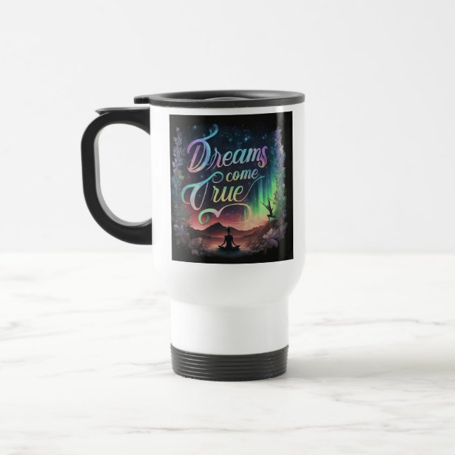 "Dreams Kom True" Travel Coffee Mug Resemugg (Vänster)