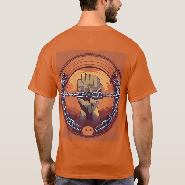 Dreams Liberty Freedom Tatoo-design T-shirt (Baksida)