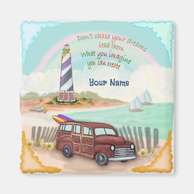Dreams Lighthouse Magnet (Framsidan)