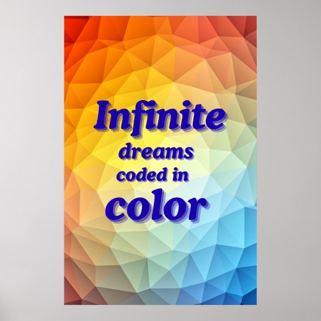 Dreams Motivational Poster Wall Art Home Decor (Framsidan)