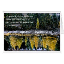 Dreams of a Young Tamarack Hälsningskort