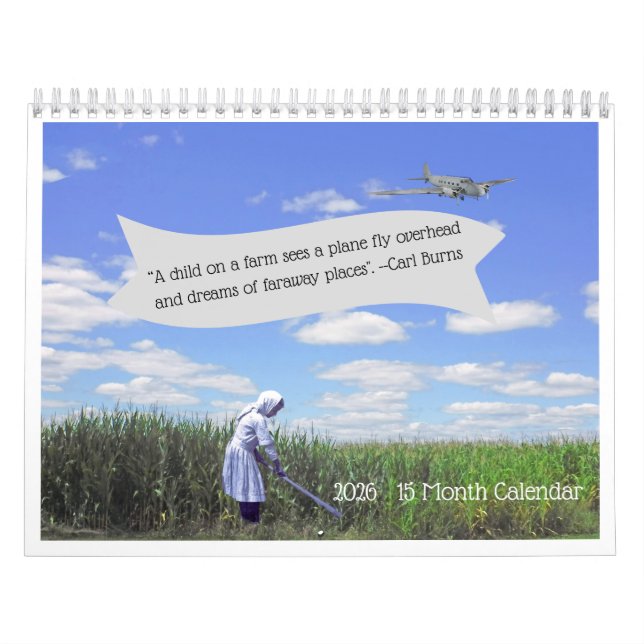 "Dreams Of Faraway Places" 2026 15-Month Calendar Kalender (Omslag)