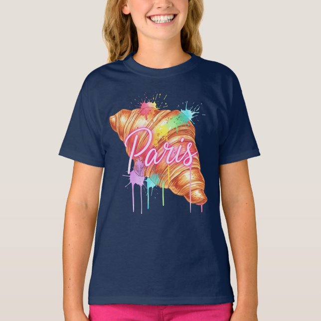 Dreams of Paris, God morgon Croissant, av Natasha  T Shirt (Framsida)
