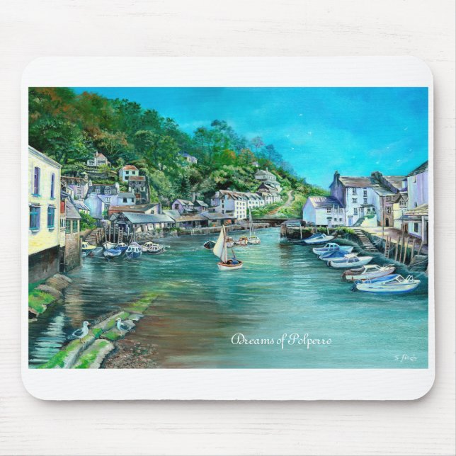 Dreams of Polperro Mouse Pad Musmatta (Framsidan)