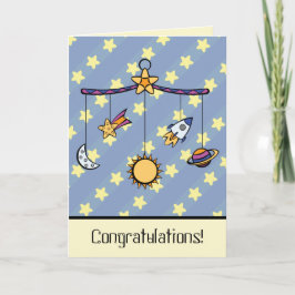 Dreams of Space Mobile Greeting Card Kort