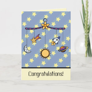 Dreams of Space Mobile Greeting Card Kort