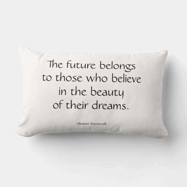 Dreams Quote Dekorativ kudde (Framsida)