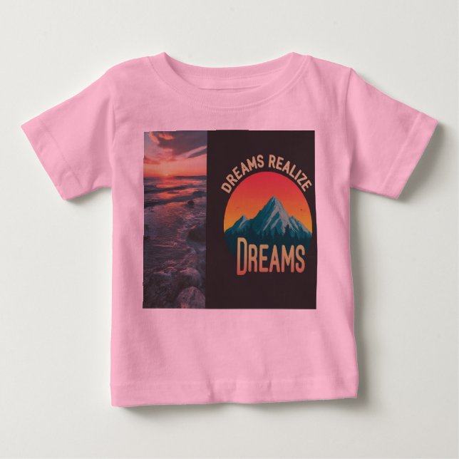 Dreams Realize Dreams T Shirt (Framsida)