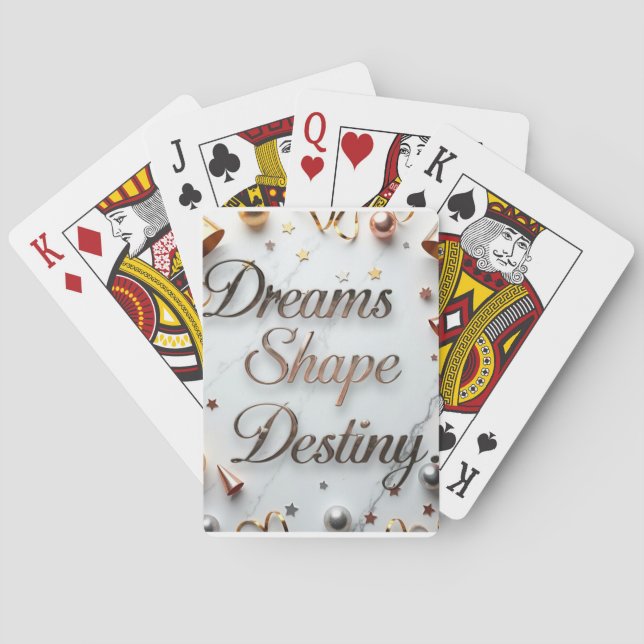 Dreams Shape Destiny Casinokort (Baksidan)