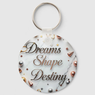 Dreams Shape Destiny Nyckelring