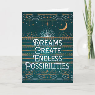 Dreams Skapar oändliga möjligheter, mappade kort
