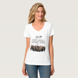 Dreams Take Flight vit T Shirt