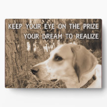 Dreams to Realize Plaque är Hund Pawsitive