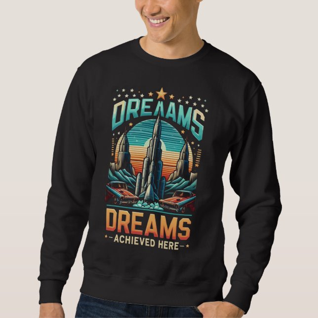 Dreams uppnåddes här lång ärmad tröja (Framsida)