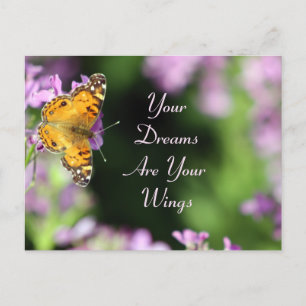 Dreams & Vinge Butterfly Photography Vykort
