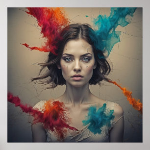 Dreamscape Beauty - Etheral Art Poster
