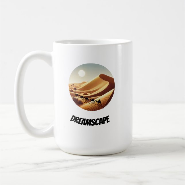 Dreamscape Desert Sunset - Sahara Äventyr Kaffemugg (Vänster)