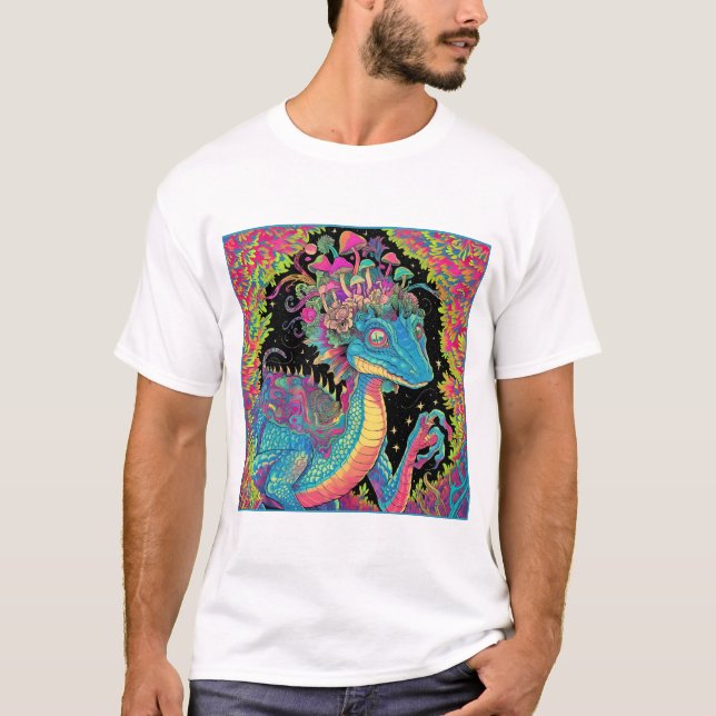 Dreamscape Dragon T Shirt (Framsida)