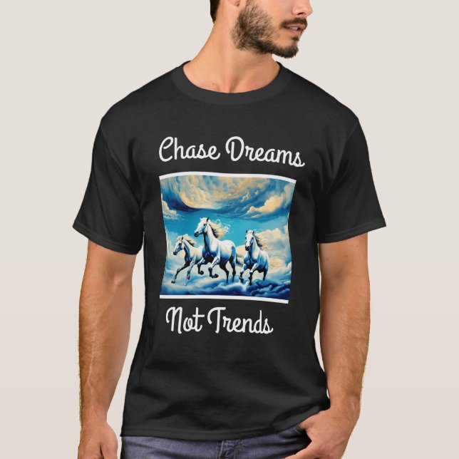 Dreamscape Gallop Manar-Shirt T Shirt (Framsida)