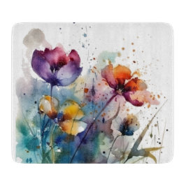 Dreamscape Garden: Abstrakt Watercolor Flower