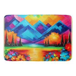 Dreamscape Horizon-målning Badrumsmatta