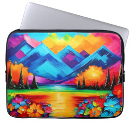 Dreamscape Horizon-målning Laptop Fodral