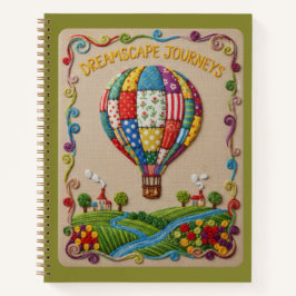 Dreamscape Journeys Embroidered Hot Air Balloon