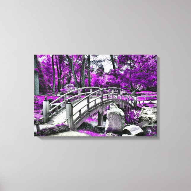 Dreamscape Lila Forest Canvastryck (Framsida)