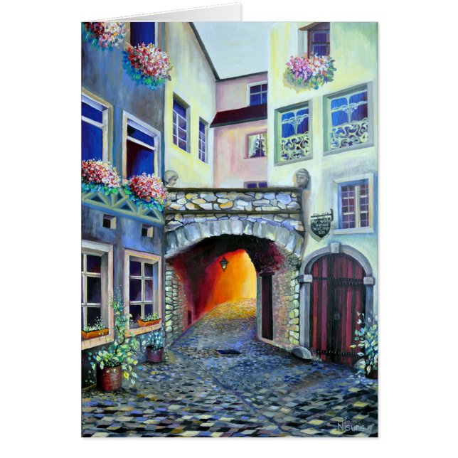 Dreamscape Luxembourg bohemian Hälsningskort (Framsidan)