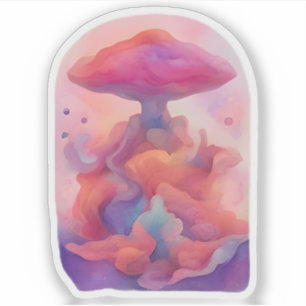 Dreamscape Mushroom Klistermärken