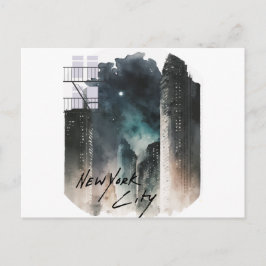 Dreamscape New York, Ljus, Painting City Vykort