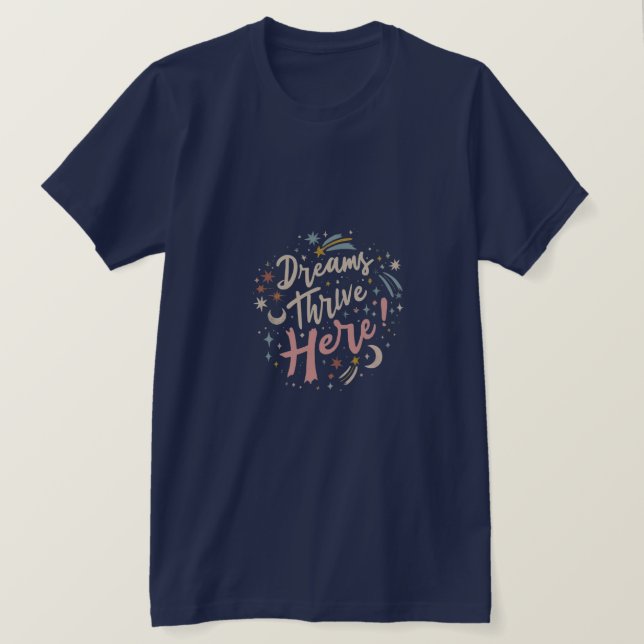 Dreamscapes: där Dreams Flourish T-shirt (Design framsida)
