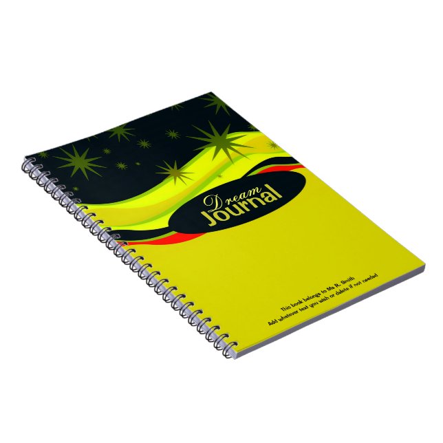 Dreamscapes Journal Anpassningsbar bärbar dator Anteckningsbok (Högra Sidan)