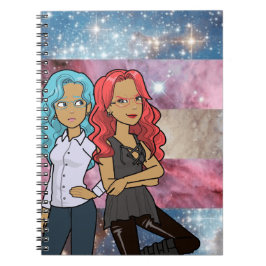 DreamsIntoRealityComics Alter Egos Cover Art Anteckningsbok