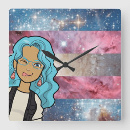 DreamsIntoRealityComics Ashlyn Tempest Cover Art Fyrkantig Klocka