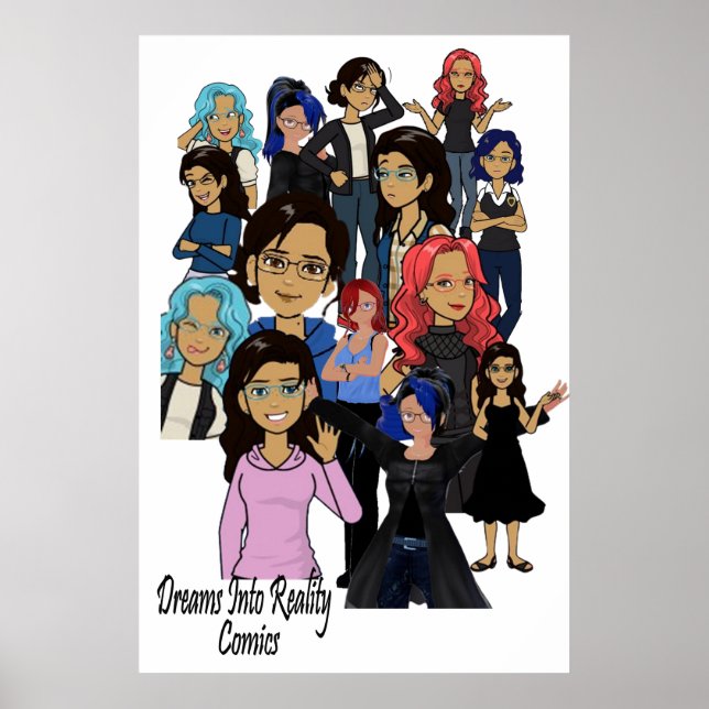 DreamsIntoRealityComics Ashlyn Tempest Cover Art Poster (Framsidan)