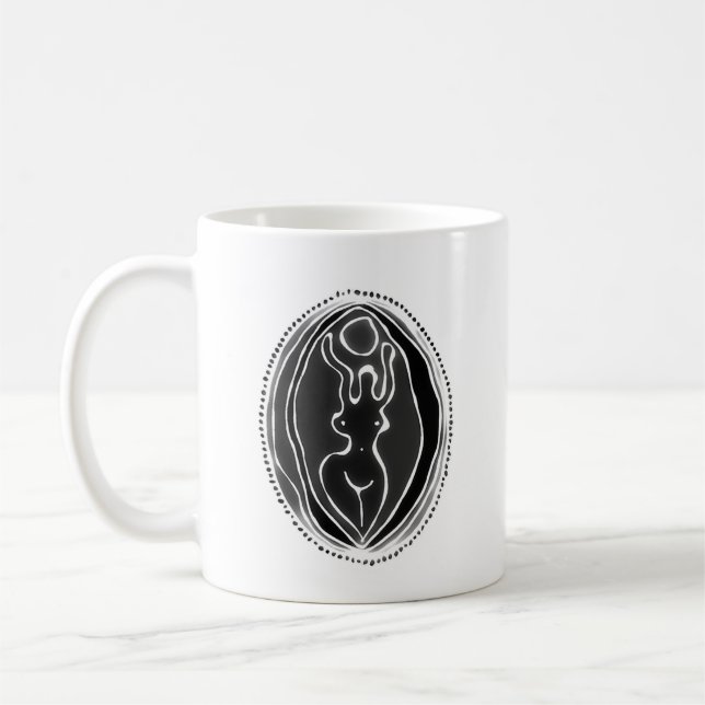 Dreamtime Godding Yoni Art Mugg (Vänster)