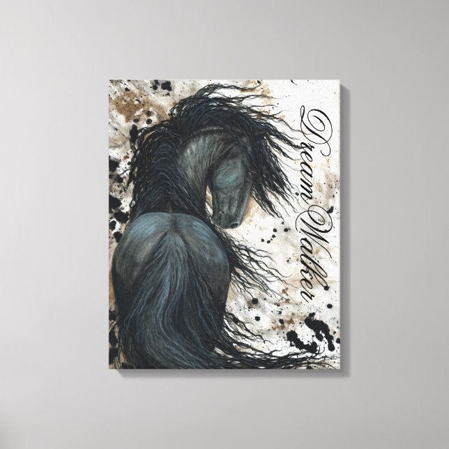 DreamWalker Canvas Art Horse print by Bihrle (Framsida)