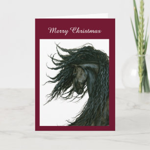 DreamWalker Horse Anpassningsbar Card av Bihrle Helgkort