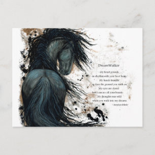 DreamWalker Horse Postcard av Bihrle Vykort
