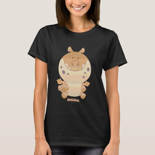 DreamWorks Drakar Tiny Adventures Meatlug T Shirt (Framsida)
