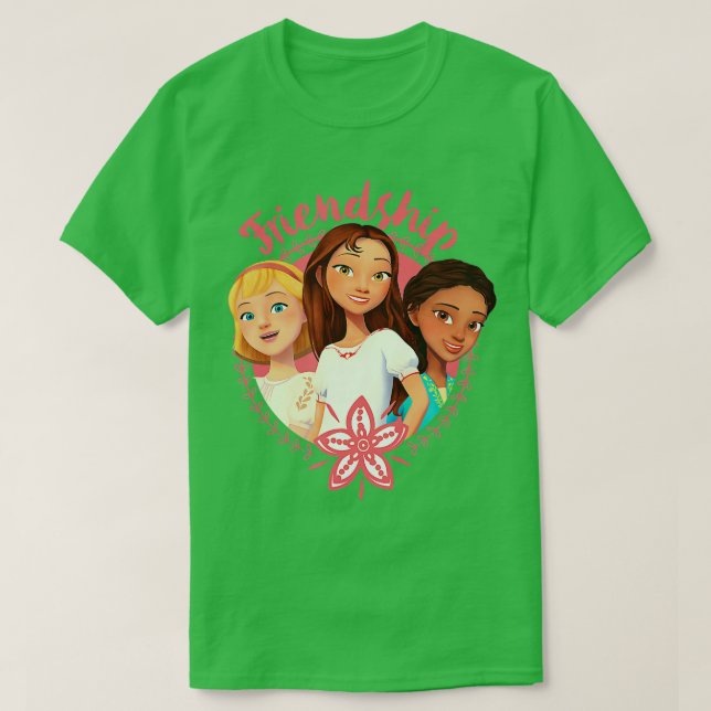 DreamWorks Spirit Riding Free-Vänskap T Shirt (Design framsida)