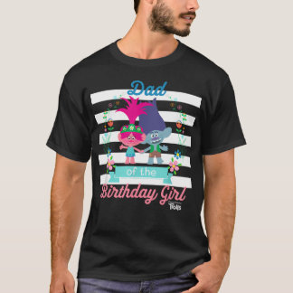 Dreamworks Trolls Pappa till Födelsedagsbarnet T Shirt