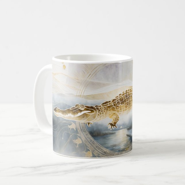 Dreamwoven Guardian Alligator Mug Kaffemugg (Framsida vänster)