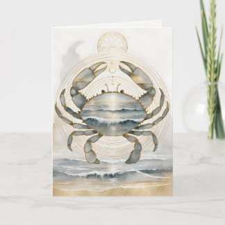 Dreamwoven Guardian Crab Greeting Card Kort