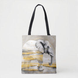 Dreamwoven Guardian Elephant Tote Tygkasse