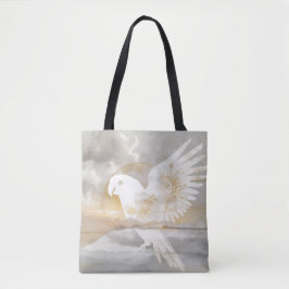 Dreamwoven Guardian Parrot Tote Tygkasse